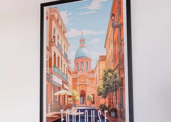 Industrial 2 Bedroom With Terrace, Parking And Wifi Апартаменты Тулуза